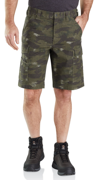 Clearance RYRJJ Men's Cargo Shorts Summer Relaxed Fit Camo Short