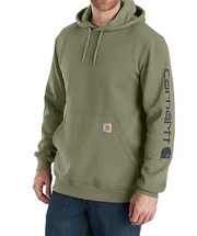 K288 Carhartt Midweight Hooded Logo Sweatshirt