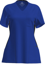 7235 Women's Contrast Scrub Top