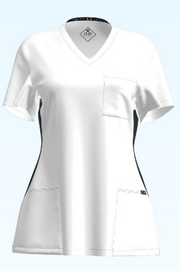 7235 Women's Contrast Scrub Top